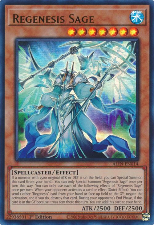 Regenesis Sage [ALIN-EN014] Ultra Rare | Exor Games Truro