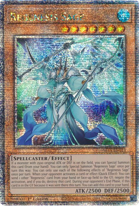 Regenesis Sage [ALIN-EN014] Quarter Century Secret Rare | Exor Games Truro