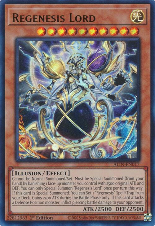 Regenesis Lord [ALIN-EN017] Ultra Rare | Exor Games Truro