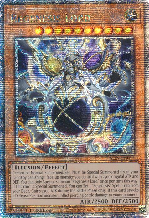 Regenesis Lord [ALIN-EN017] Quarter Century Secret Rare | Exor Games Truro