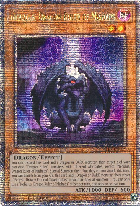 Nebulus, Dragon Ruler of Mishaps [ALIN-EN019] Quarter Century Secret Rare | Exor Games Truro