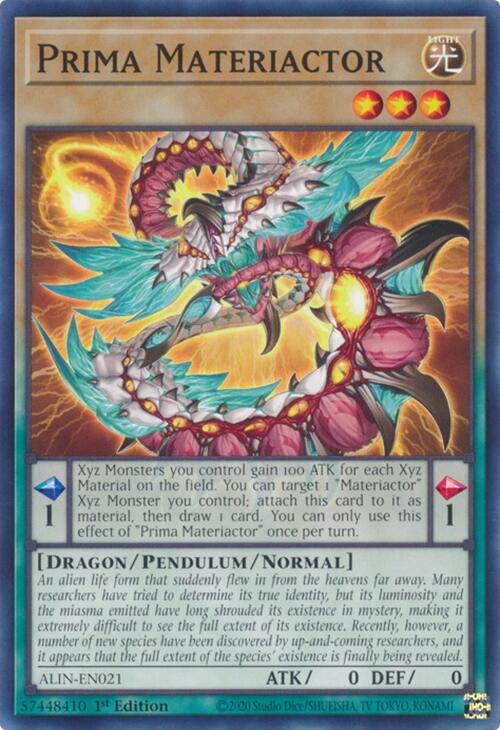Prima Materiactor [ALIN-EN021] Common | Exor Games Truro