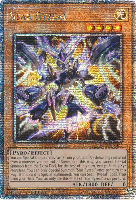 Star Ryzeal [ALIN-EN022] Quarter Century Secret Rare | Exor Games Truro