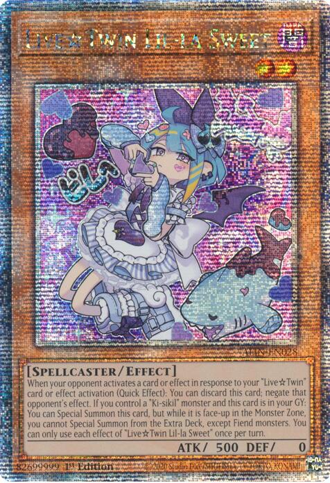 Live Twin Lil-la Sweet [ALIN-EN028] Quarter Century Secret Rare | Exor Games Truro