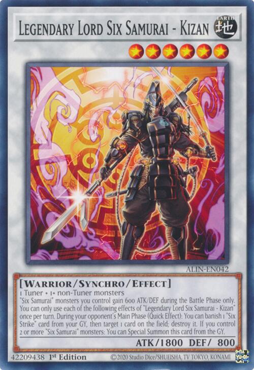 Legendary Lord Six Samurai - Kizan [ALIN-EN042] Common | Exor Games Truro