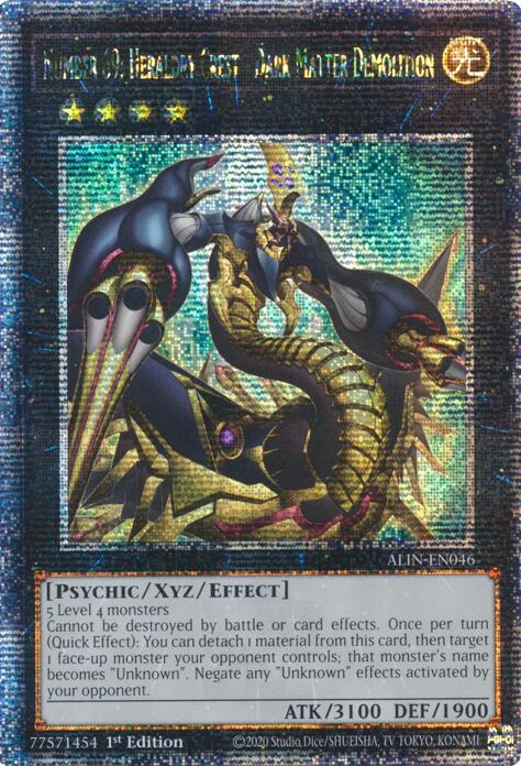 Number 69: Heraldry Crest - Dark Matter Demolition [ALIN-EN046] Quarter Century Secret Rare | Exor Games Truro