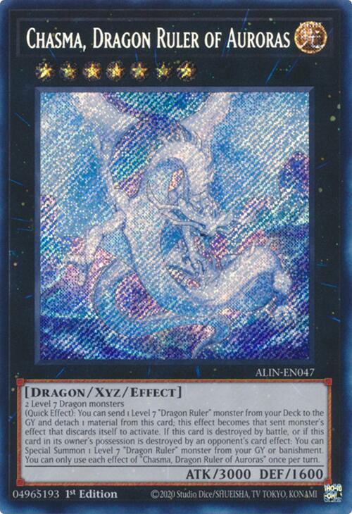 Chasma, Dragon Ruler of Auroras [ALIN-EN047] Secret Rare | Exor Games Truro