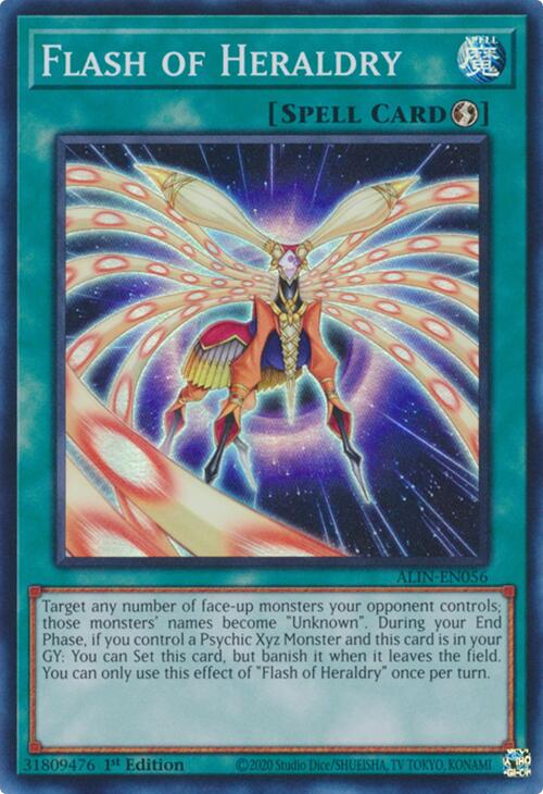 Flash of Heraldry [ALIN-EN056] Super Rare | Exor Games Truro