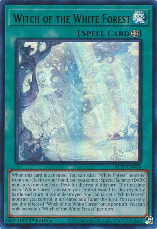 Witch of the White Forest [ALIN-EN058] Ultra Rare | Exor Games Truro