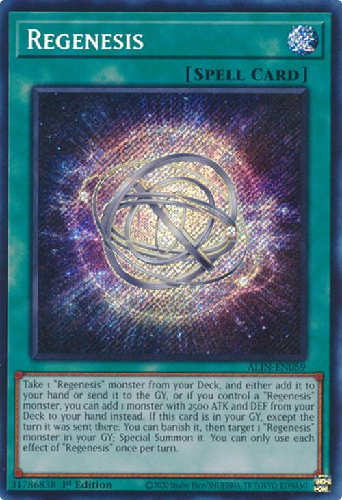 Regenesis [ALIN-EN059] Secret Rare | Exor Games Truro