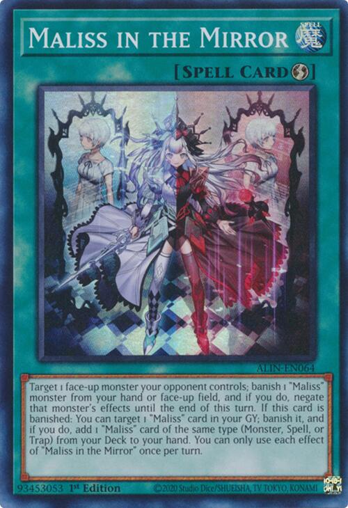 Maliss in the Mirror [ALIN-EN064] Super Rare | Exor Games Truro