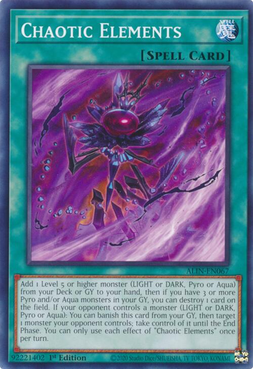 Chaotic Elements [ALIN-EN067] Common | Exor Games Truro