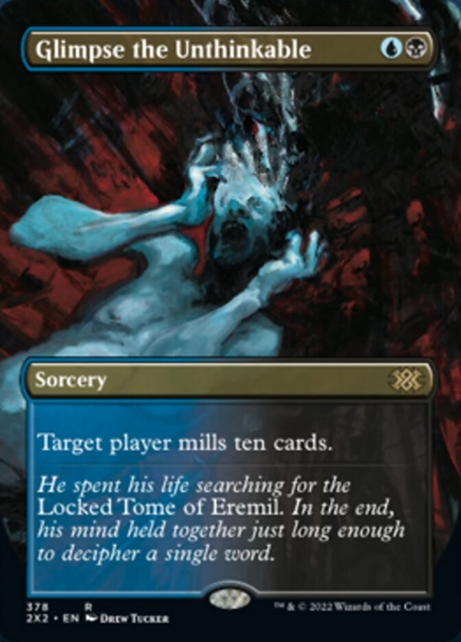 Glimpse the Unthinkable (Borderless Alternate Art) [Double Masters 2022] | Exor Games Truro
