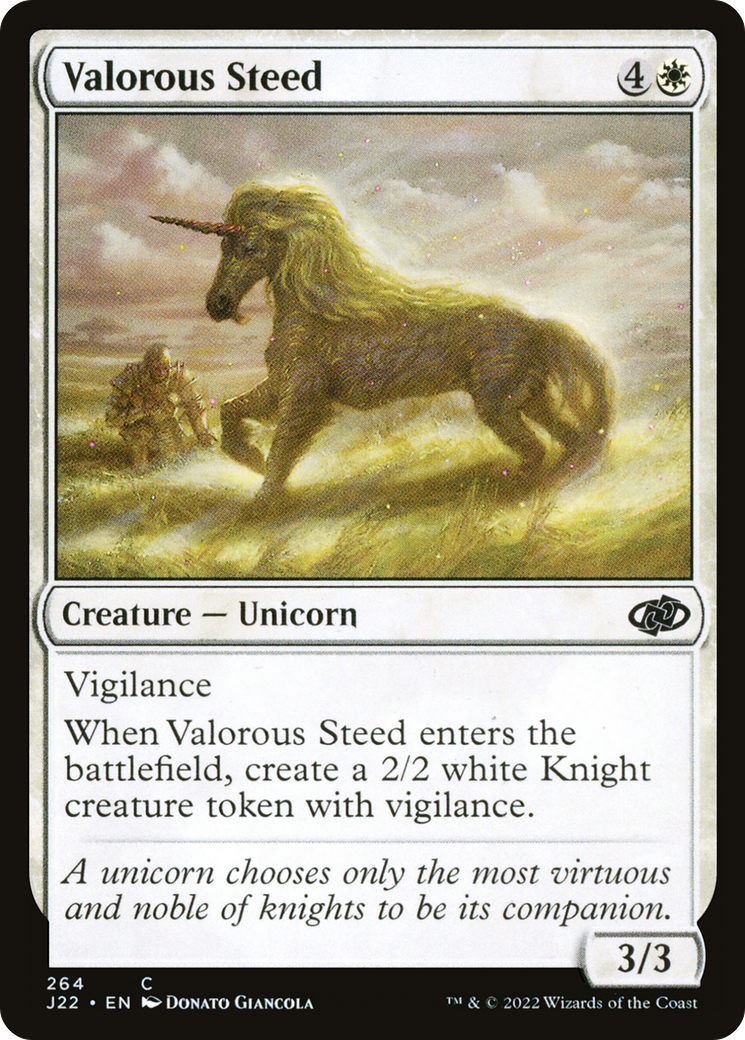 Valorous Steed [Jumpstart 2022] | Exor Games Truro