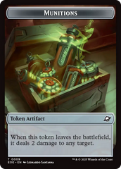 Robot // Munitions Double-Sided Token [Edge of Eternities Tokens] | Exor Games Truro