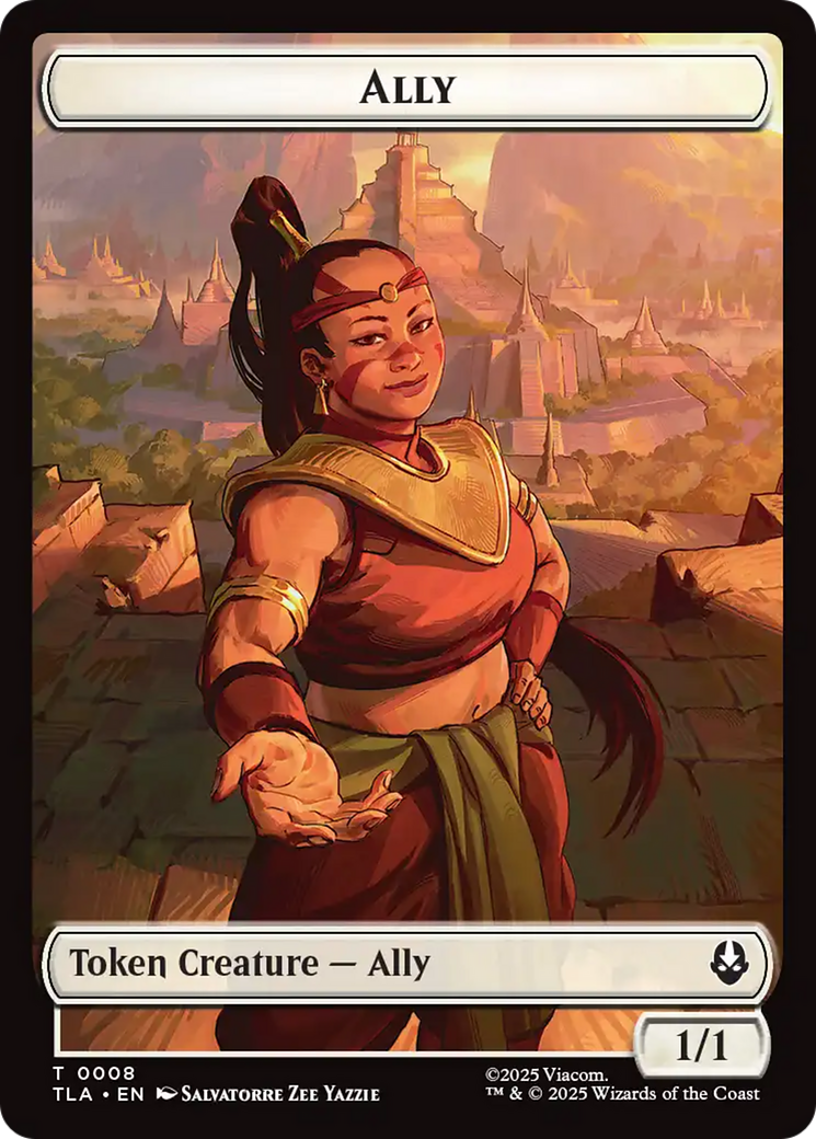 Ally (0008) // Soldier (0002) Double-Sided Token [Avatar: The Last Airbender Tokens] | Exor Games Truro