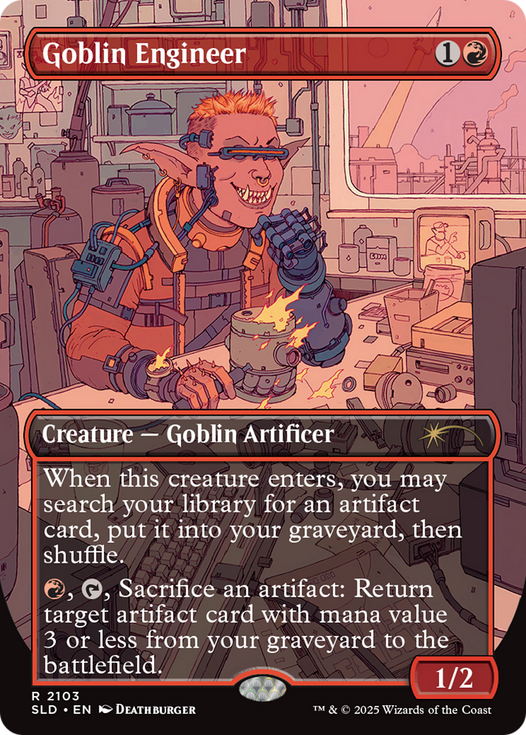 Goblin Engineer (Galaxy Foil) [Secret Lair Drop Series] | Exor Games Truro