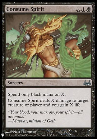 Consume Spirit [The List] | Exor Games Truro