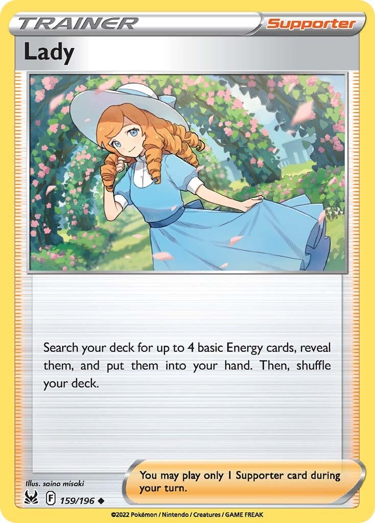 Lady (159/196) [Sword & Shield: Lost Origin] | Exor Games Truro