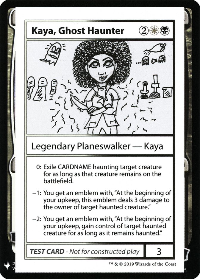 Kaya, Ghost Haunter [Mystery Booster Playtest Cards] | Exor Games Truro