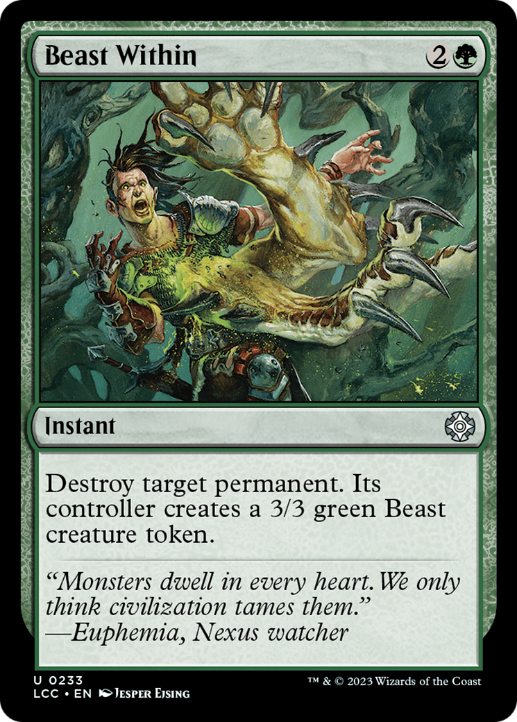 Beast Within [The Lost Caverns of Ixalan Commander] | Exor Games Truro