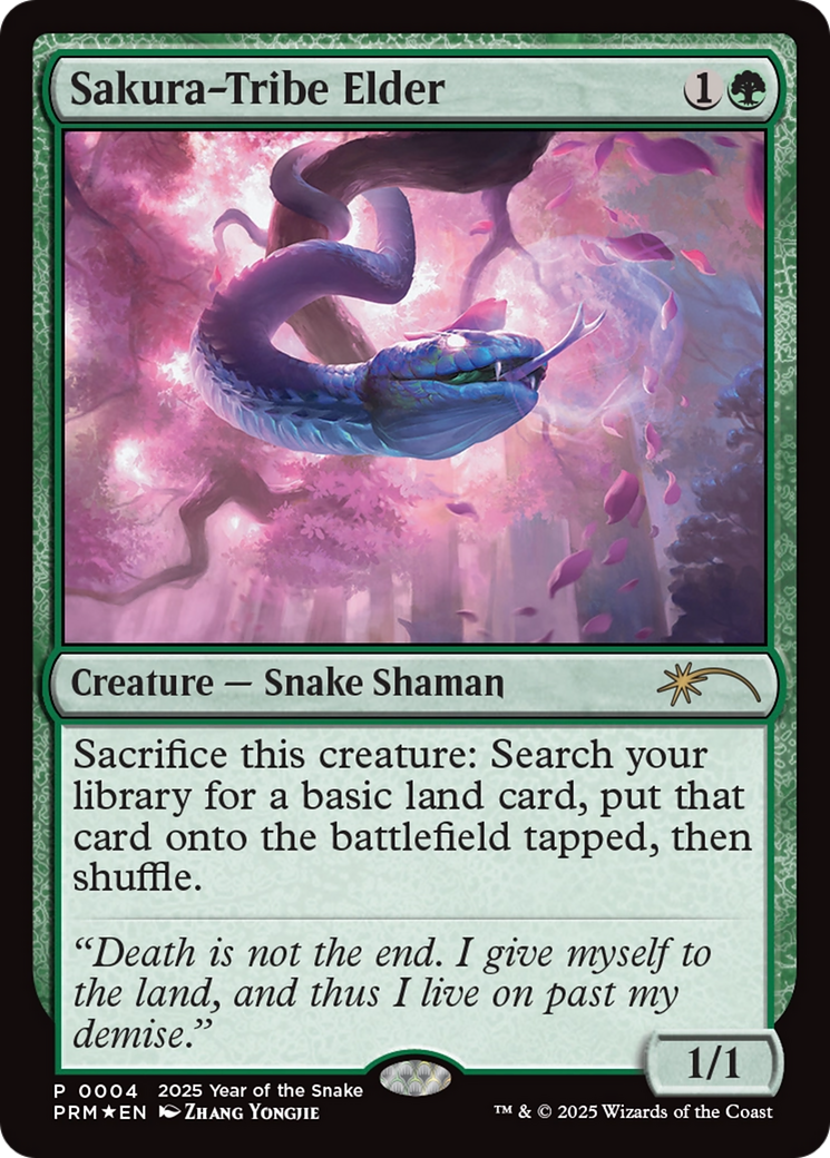 Sakura-Tribe Elder (Year of the Snake 2025) [Standard Showdown Promos] | Exor Games Truro