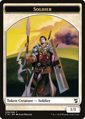 Mask // Soldier Double-Sided Token [Commander 2018 Tokens] | Exor Games Truro