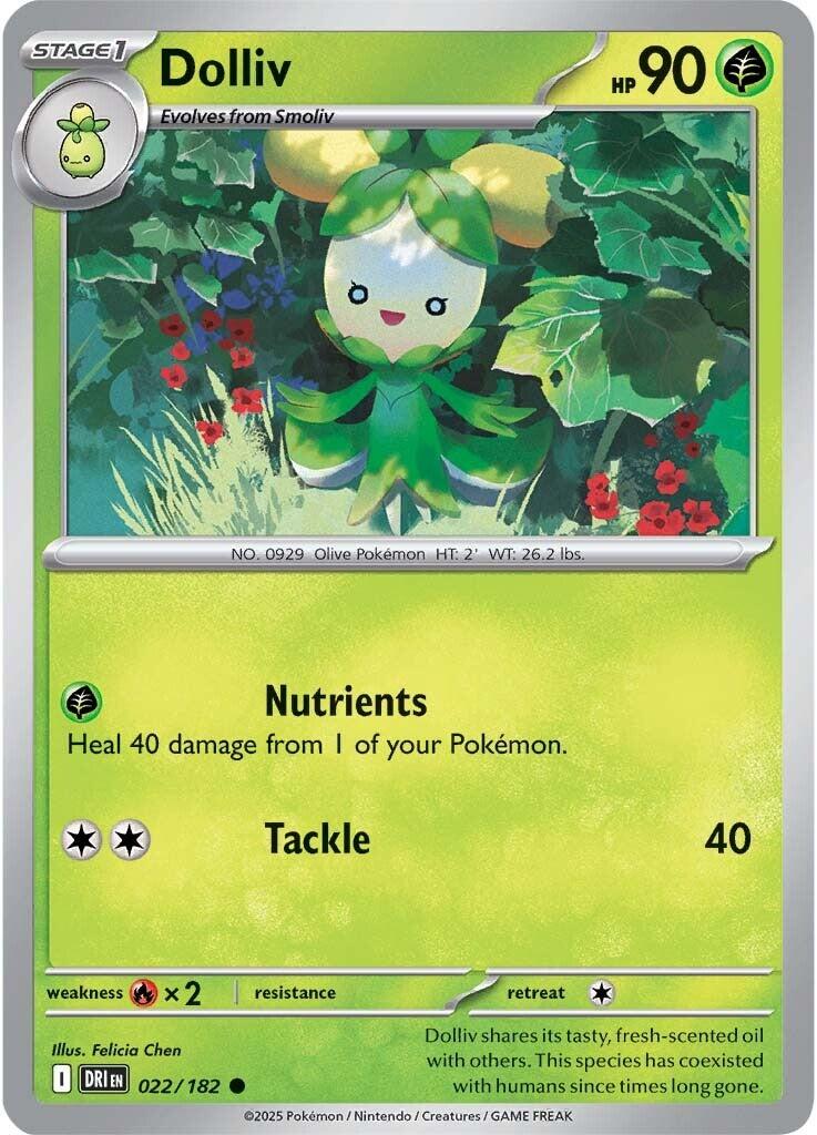 Dolliv (022/182) [Scarlet & Violet: Destined Rivals] | Exor Games Truro