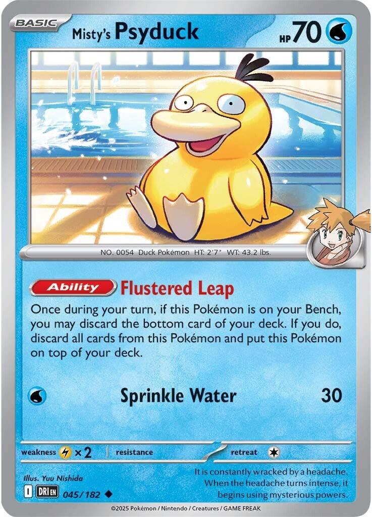 Misty's Psyduck (045/182) [Scarlet & Violet: Destined Rivals] | Exor Games Truro