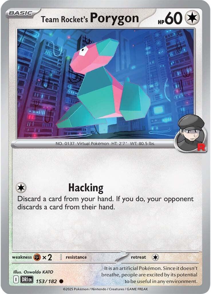 Team Rocket's Porygon (153/182) [Scarlet & Violet: Destined Rivals] | Exor Games Truro