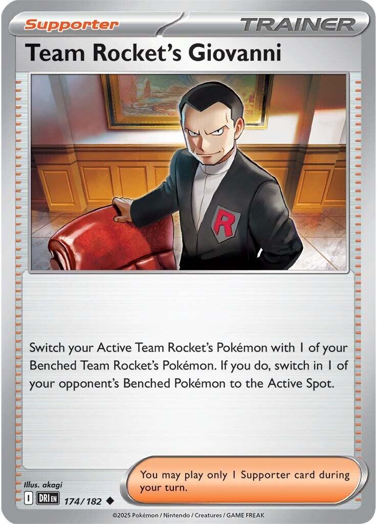 Team Rocket's Giovanni (174/182) [Scarlet & Violet: Destined Rivals] | Exor Games Truro