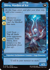 Jill, Shiva's Dominant // Shiva, Warden of Ice (Extended Art) [FINAL FANTASY] | Exor Games Truro