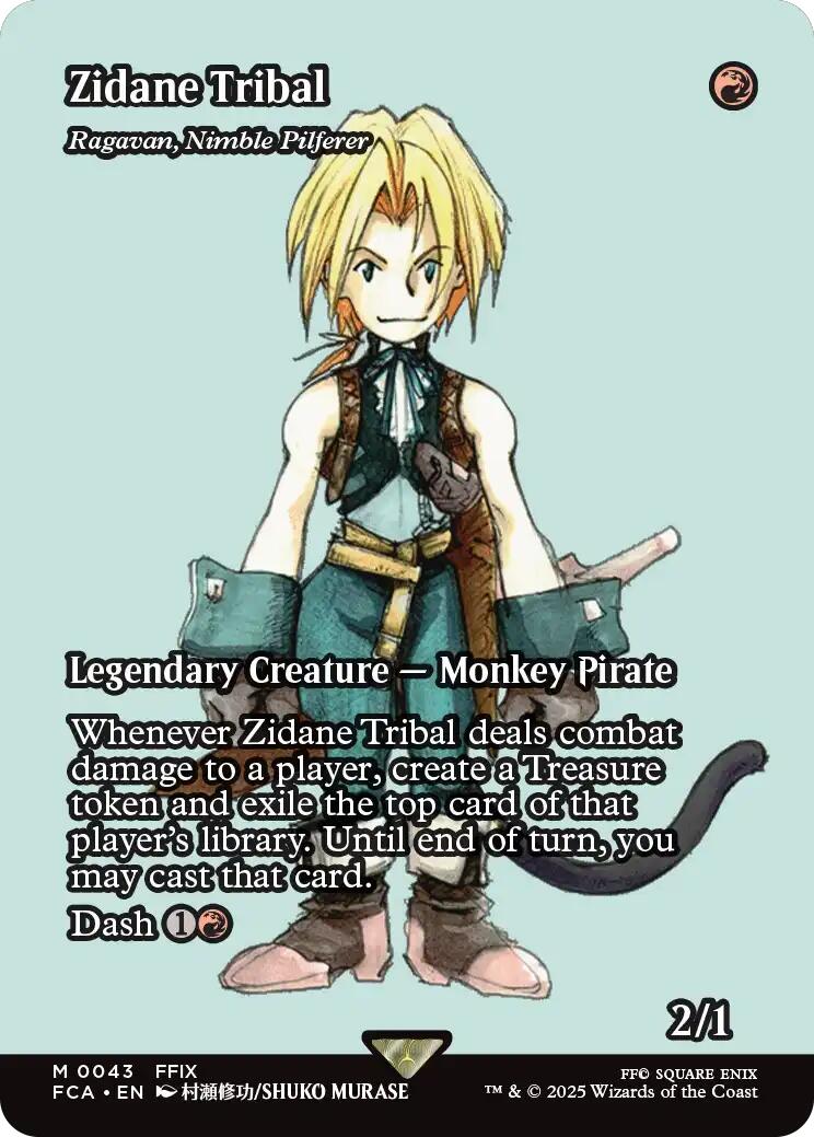 Zidane Tribal - Ragavan, Nimble Pilferer (Showcase) [FINAL FANTASY : Through the Ages] | Exor Games Truro