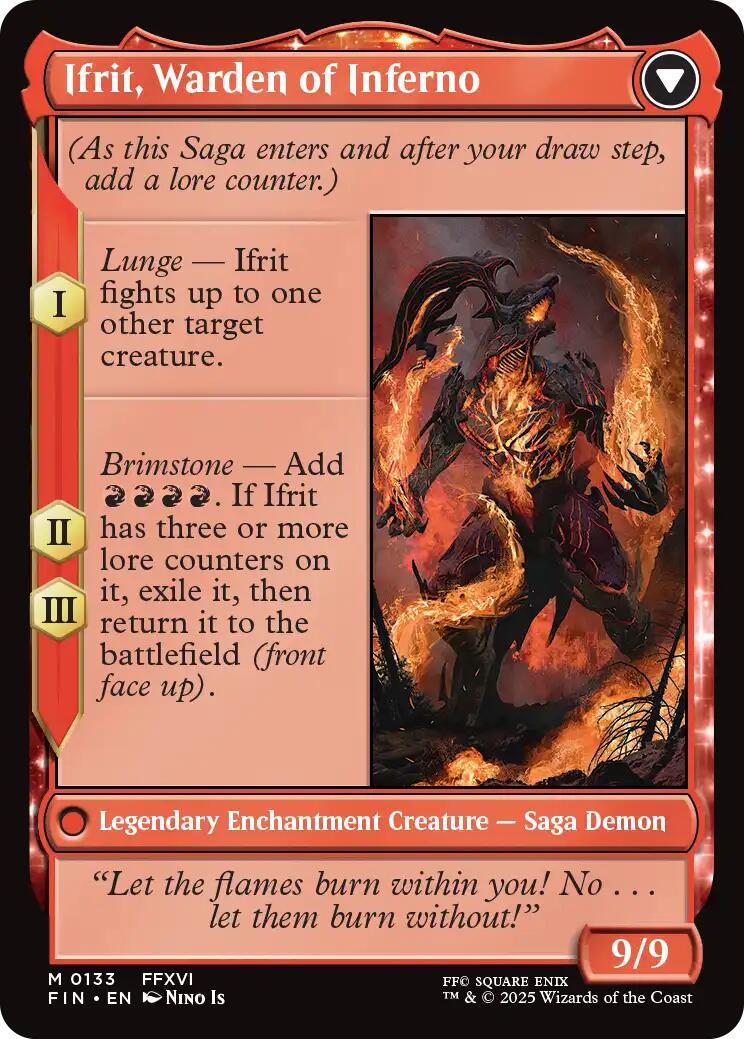 Clive, Ifrit's Dominant // Ifrit, Warden of Inferno [FINAL FANTASY] | Exor Games Truro