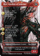 Clive, Ifrit's Dominant // Ifrit, Warden of Inferno (Borderless) (0318) [FINAL FANTASY] | Exor Games Truro