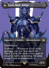 Cecil, Dark Knight // Cecil, Redeemed Paladin (Borderless) (Surge Foil) [FINAL FANTASY] | Exor Games Truro