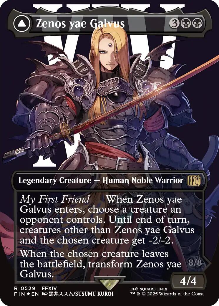 Zenos yae Galvus // Shinryu, Transcendent Rival (Borderless) (Surge Foil) [FINAL FANTASY] | Exor Games Truro