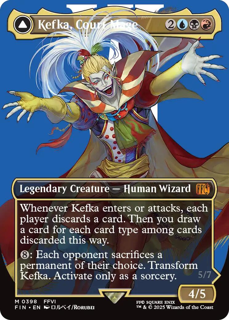 Kefka, Court Mage // Kefka, Ruler of Ruin (Borderless) (0398) [FINAL FANTASY] | Exor Games Truro
