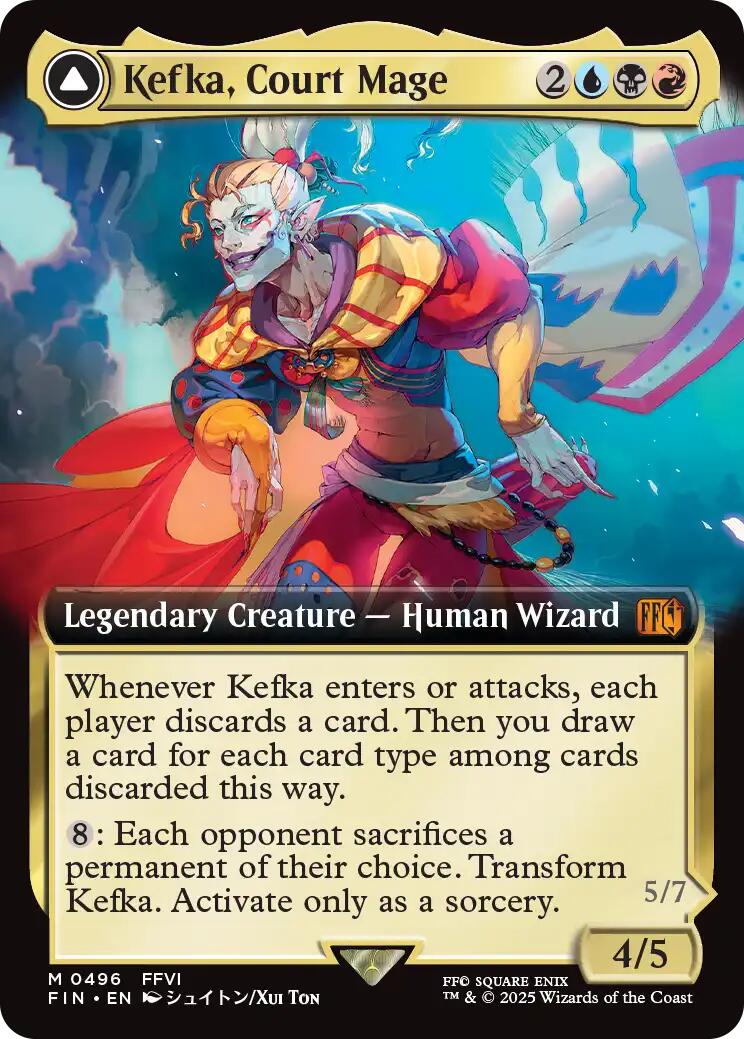 Kefka, Court Mage // Kefka, Ruler of Ruin (Extended Art) [FINAL FANTASY] | Exor Games Truro