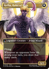 Kefka, Court Mage // Kefka, Ruler of Ruin (Borderless) (Surge Foil) [FINAL FANTASY] | Exor Games Truro