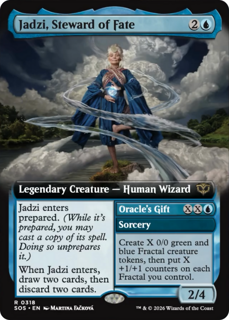 Jadzi, Steward of Fate (Extended Art) [Secrets of Strixhaven] | Exor Games Truro