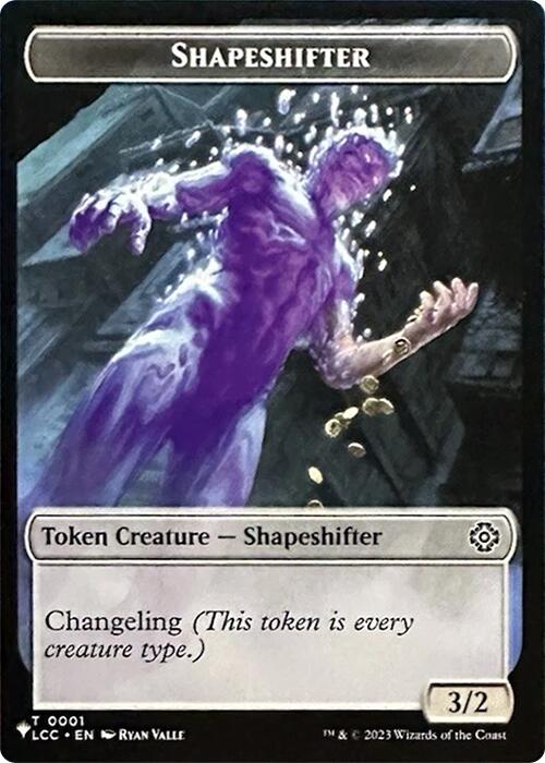 Shapeshifter // Cat Double-Sided Token [Secret Lair Drop Series] | Exor Games Truro