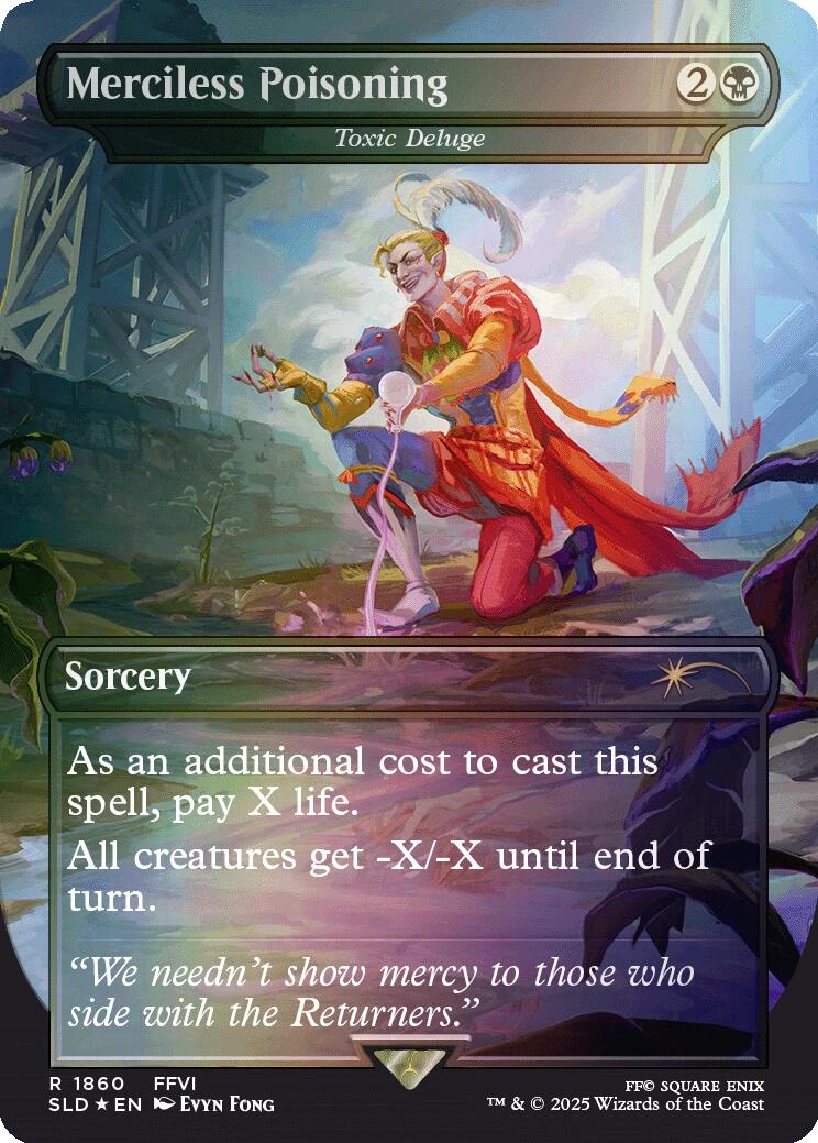 Merciless Poisoning - Toxic Deluge (Rainbow Foil) [Secret Lair Drop Series] | Exor Games Truro