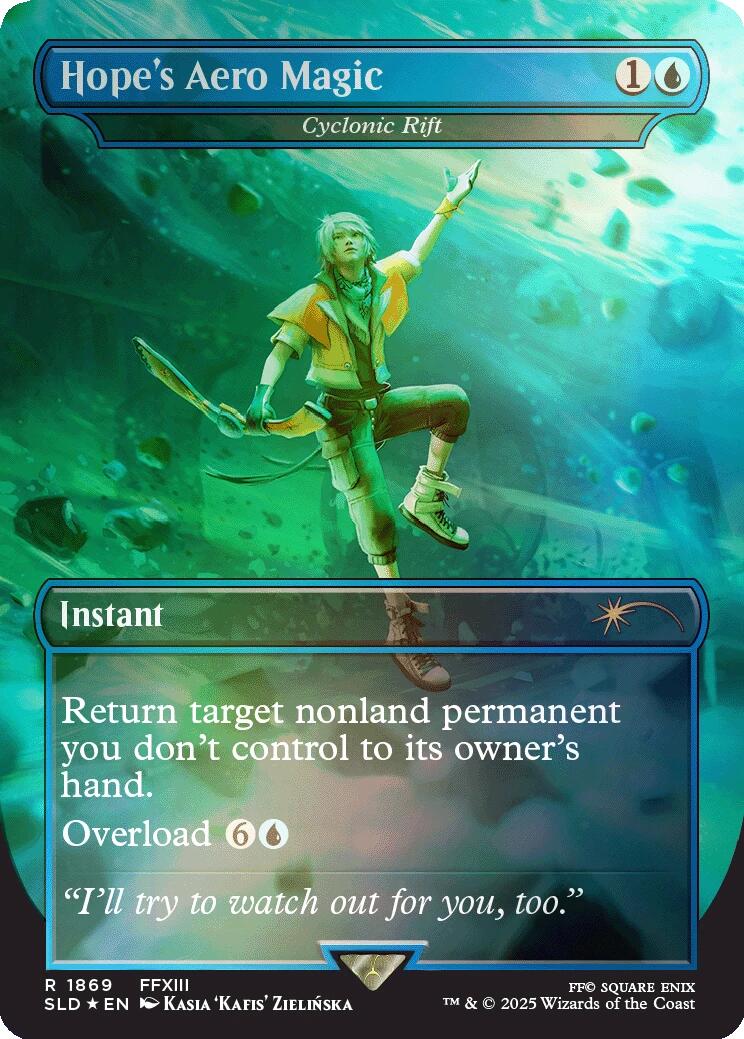Hope's Aero Magic - Cyclonic Rift (Rainbow Foil) [Secret Lair Drop Series] | Exor Games Truro