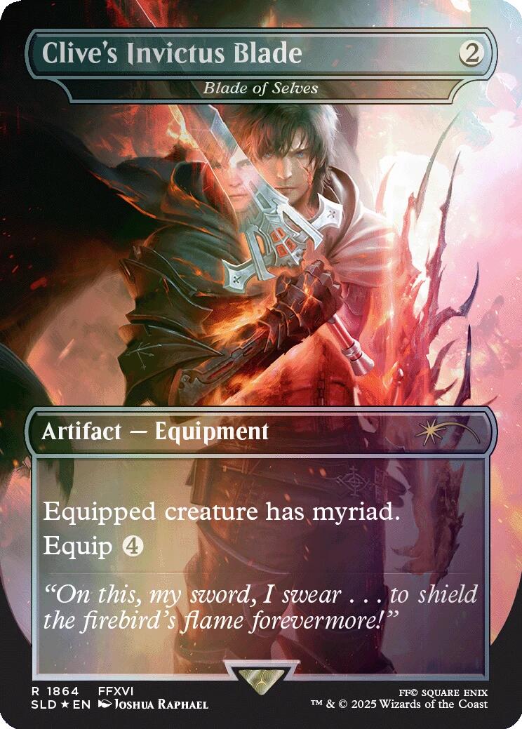 Clive's Invictus Blade - Blade of Selves (Rainbow Foil) [Secret Lair Drop Series] | Exor Games Truro