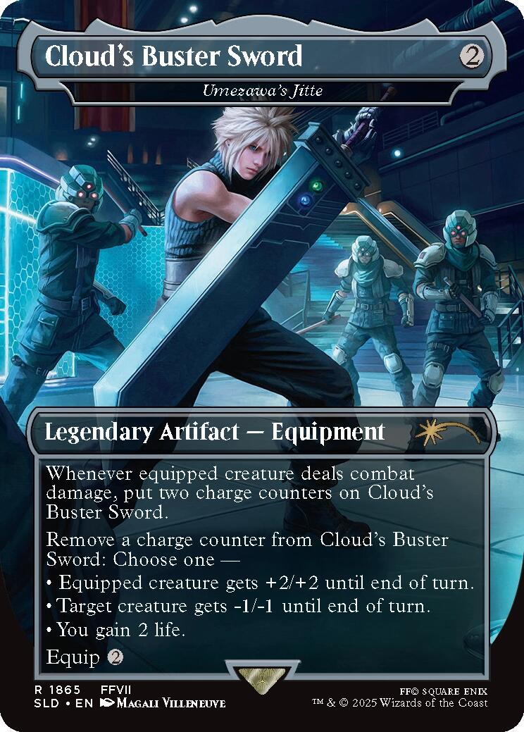 Cloud's Buster Sword - Umezawa's Jitte [Secret Lair Drop Series] | Exor Games Truro