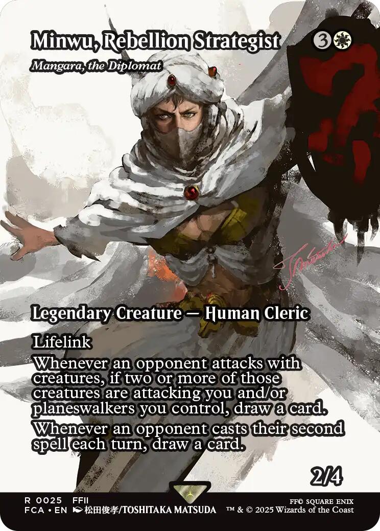 Minwu, Rebellion Strategist - Mangara, the Diplomat (Showcase) [FINAL FANTASY : Through the Ages] | Exor Games Truro