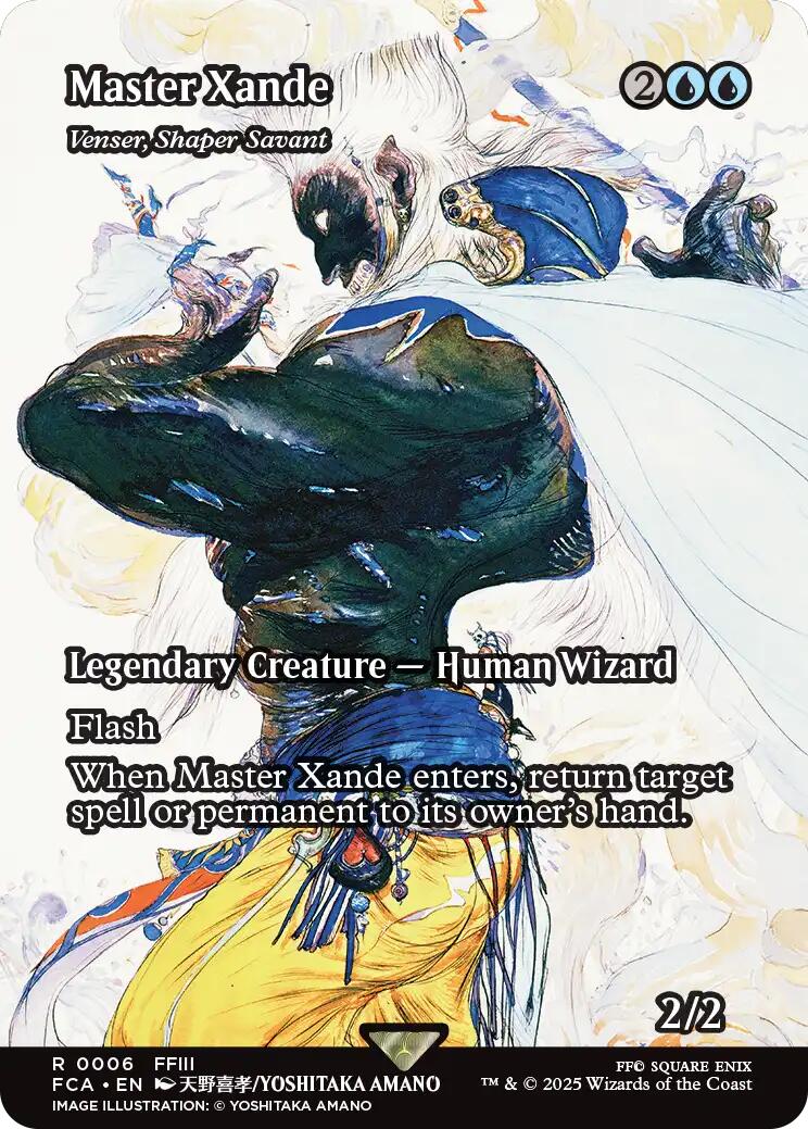 Master Xande - Venser, Shaper Savant (Showcase) [FINAL FANTASY : Through the Ages] | Exor Games Truro