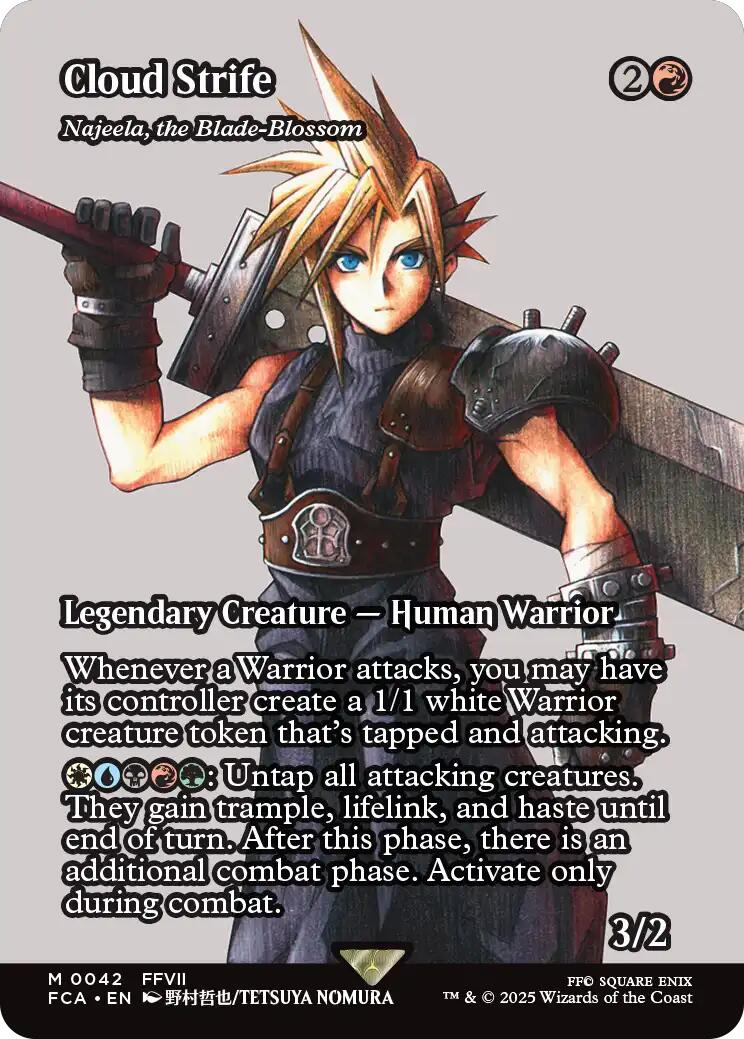 Cloud Strife - Najeela, the Blade-Blossom (Showcase) [FINAL FANTASY : Through the Ages] | Exor Games Truro