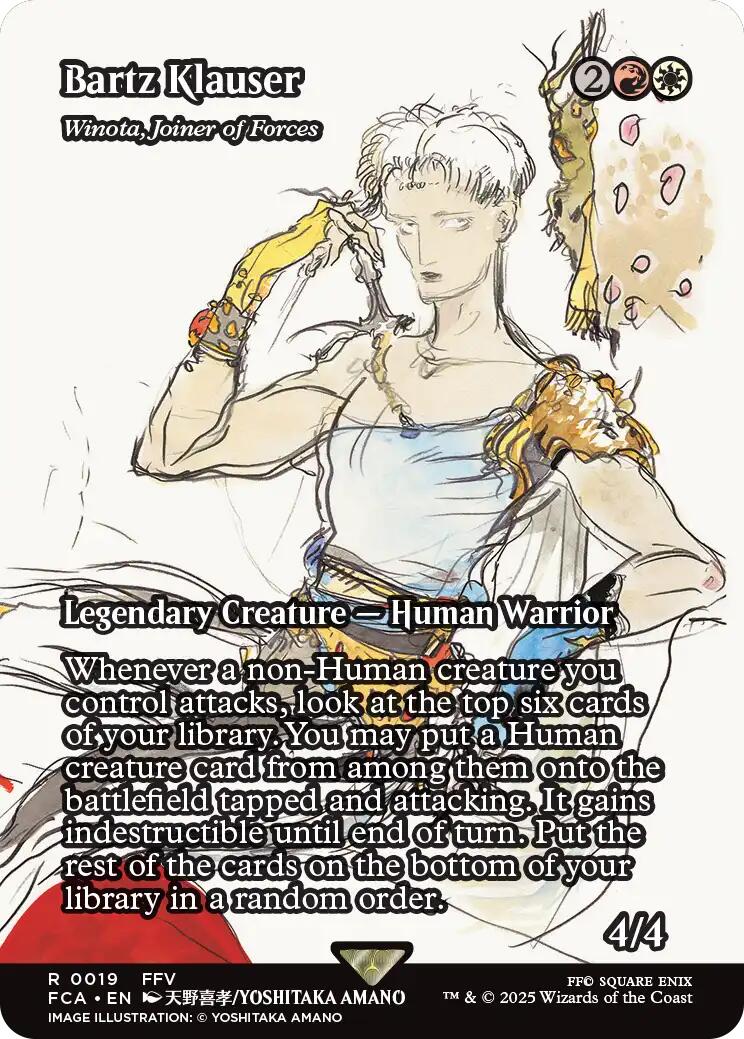 Bartz Klauser - Winota, Joiner of Forces (Showcase) [FINAL FANTASY : Through the Ages] | Exor Games Truro